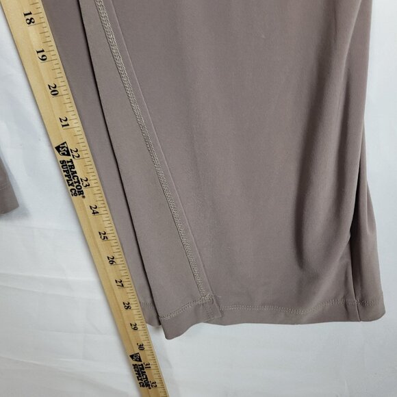 R&M Richards Sequined Jumpsuit Women's 10 Beige Wide Leg One Shoulder Formal NWT - Picture 7 of 11